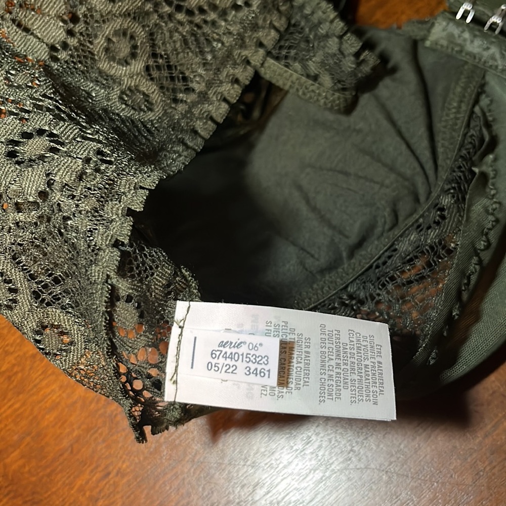 NWOT Aerie Joy Lace Padded Longline Bralette Size Small - Picture 8 of 13